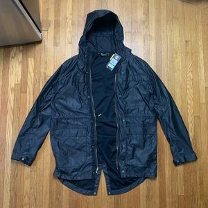 NWT Large+XL Black Under Armour Elite Parka Jacket